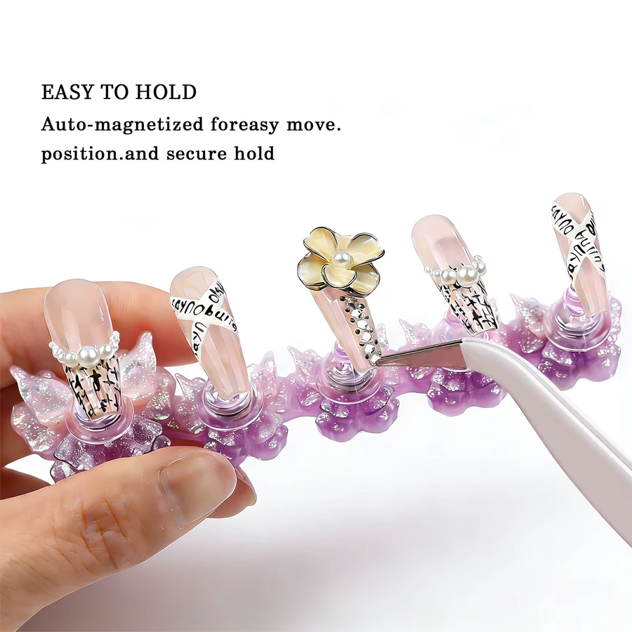 Misscheering Nagelständer, Pink Purple, Schimmernd, 5 Stück - Bild 2