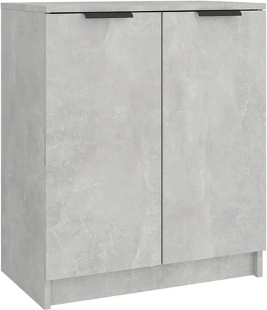 vidaXL Schuhschrank Betongrau aus Holzwerkstoff B/T/H: 59 x 35 x 70 cm
