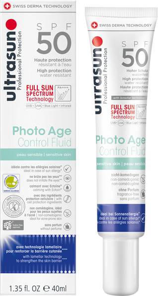 Ultrasun Photo Age Control Fluid, LSF 50, Lotion, Ectoin, Empfindliche Haut - Bild 1