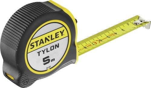 Stanley Bandmaß Tylon in Gelb und Schwarz, Länge: 5 m, Breite: 1,9 cm - Bild 3