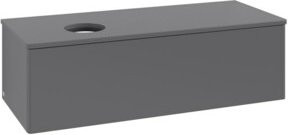 V&B Waschtischunterschrank Antao mit Beleuchtung, Anthrazit lackiert, B/T/H: 120 x 50 x 50 cm - Bild 1