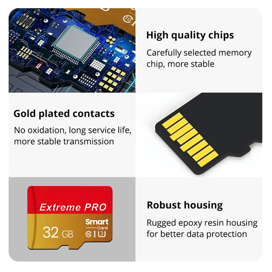 JASTER Micro SD Speicherkarte 32GB U1 Hochgeschwindigkeits-Speicherkarte in Multicolour - Bild 4