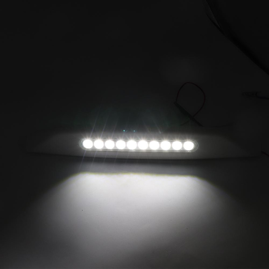 Igeteck 12V LED-Vorzeltlampe in Weiß, wasserdichte Außenleuchte für Wohnmobile aus Kunststoff - Bild 8