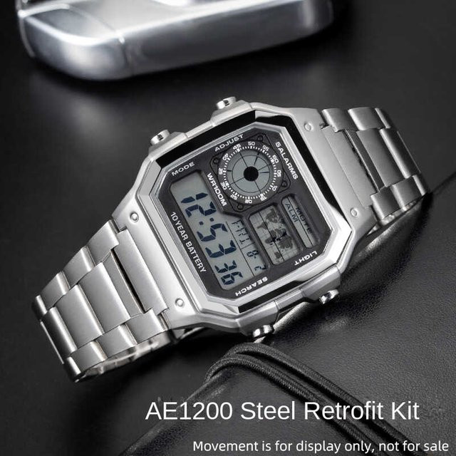 Casio Uhrengehäuse Edelstahl, Silber, Unisex - Bild 1