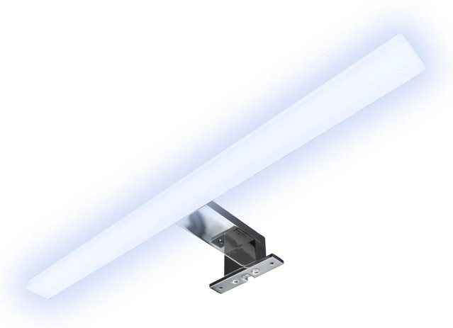 Kalb LED Badleuchte Spiegellampe in Chrom mit 4000K Lichtfarbe und IP44 Schutzklasse, Länge: 45 cm - Bild 1