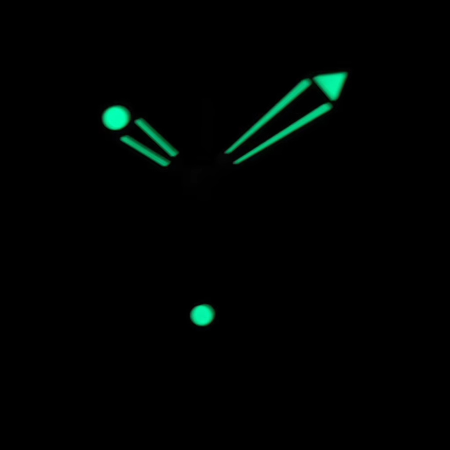 MUZHI Uhrzeiger, Seamaster Style Serie 300/007, grün leuchtend, Schwarz, Vintage - Bild 2
