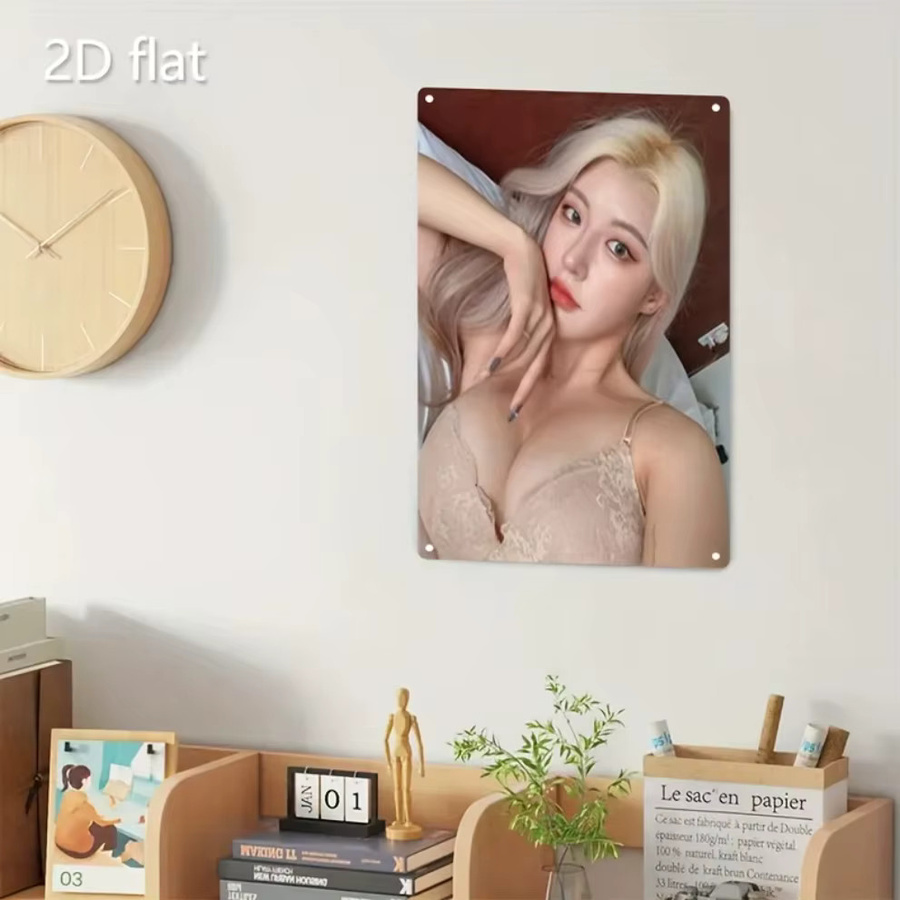 CIFBUY Kpop Metallschild Vintage Blechposter Wanddekoration Multicolour - Bild 4