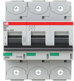 ABB S803U-Z40 Leitungsschutzschalter 40A 240V grau - Bild 1
