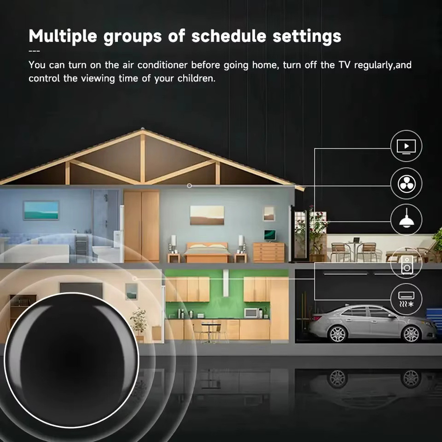 Tuya WiFi IR Universal Fernbedienung Smart Home Infrarot Controller in Schwarz für Alexa und Google Home - Bild 5
