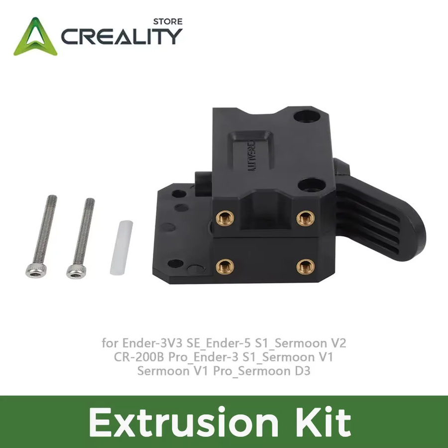 Creality Kunststoff-Extrusionsset für FDM-Drucker in Schwarz für Ender-3 S1, Ender-3V3 SE, Ender-5 S1, Sermoon V2, CR-200B Pro, Sermoon V1 Pro und Sermoon D3 - Bild 2