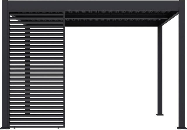 Paragon Outdoor Lamellen-Sichtschutz Grand Tuscan 12 für Pergola aus Aluminium, Grau, Breite: 114 cm, Höhe: 234 cm - Bild 2