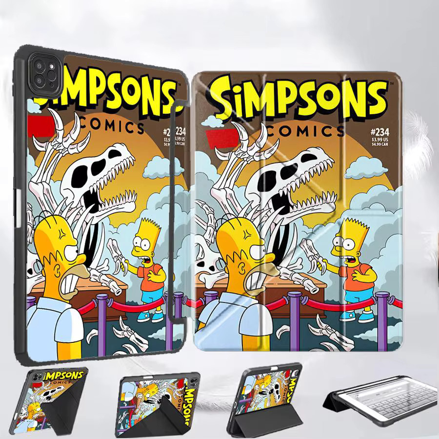 Simpsons Dinosaurier Schutzhülle mit Halterung für iPad Mini 6, iPad Pro und iPad Air in Multicolour - Bild 2