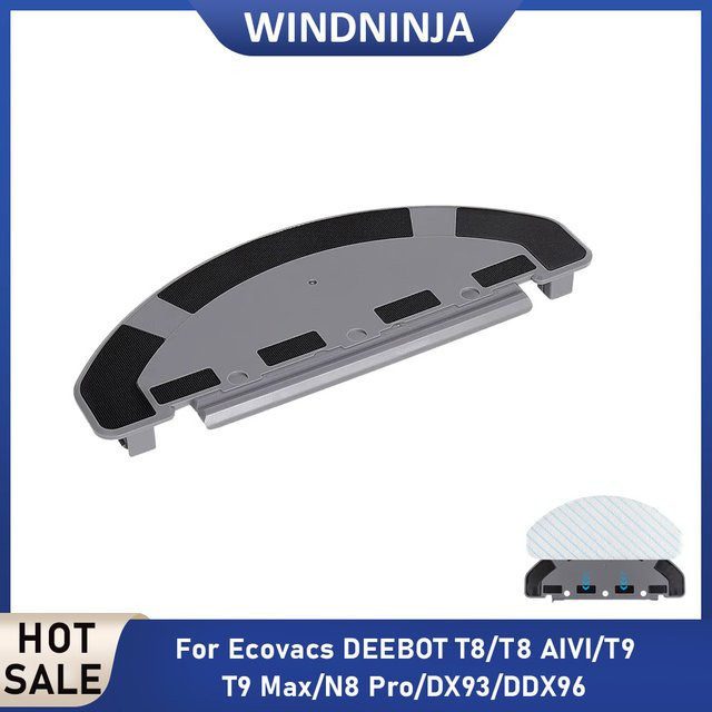 Ecovacs Mopp-Pad-Halter für DEEBOT T8, T8AIVI, MAX, T9, T9 Max, N8 Pro, DX93 und DDX96 in Grau - Bild 1