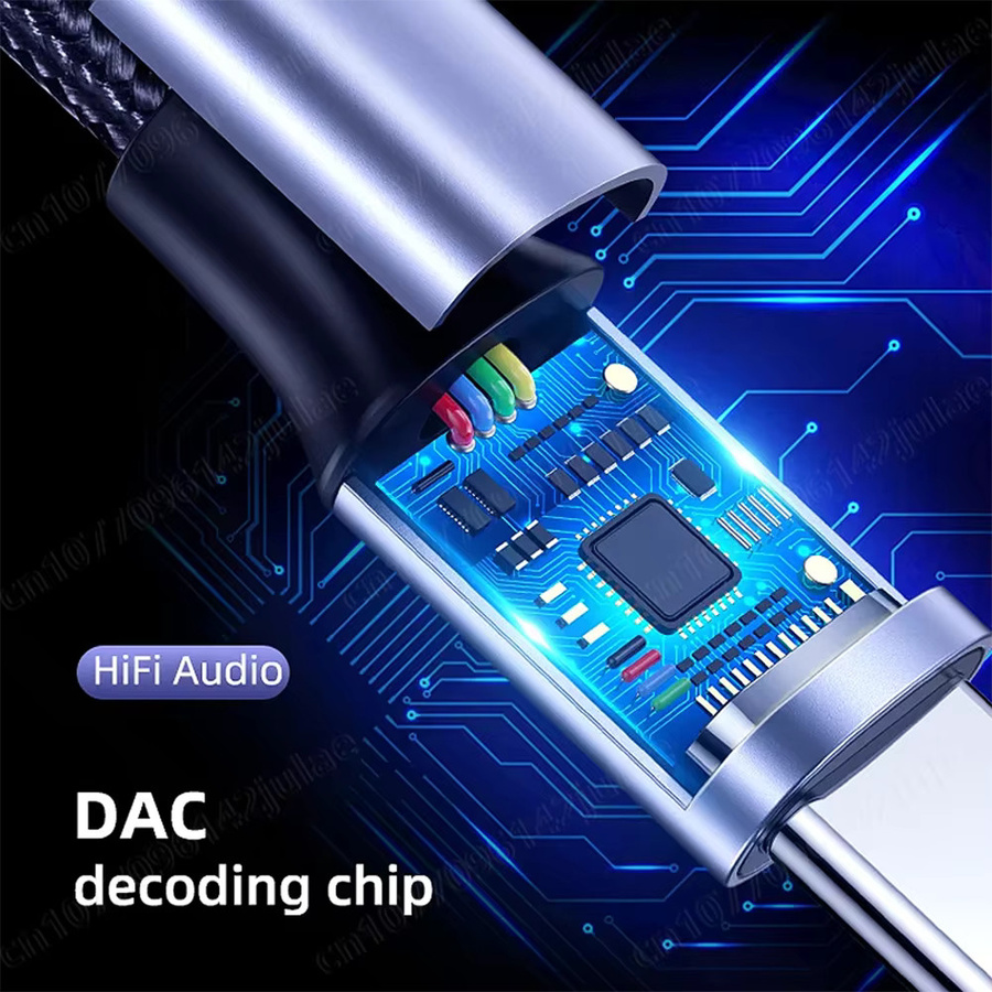 NNBILI HiFi USB Typ C auf 3,5 mm Klinke Audio Adapter in Schwarz für iPhone 15 Serie, Samsung Galaxy, Huawei und Xiaomi - Bild 2