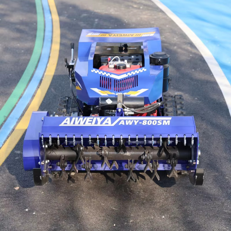 TONGZHONG Ferngesteuerter Zero-Turn-Rasenmäher und Mulcher in Blau mit Benzin- oder Dieselmotor oder Akku - Bild 2