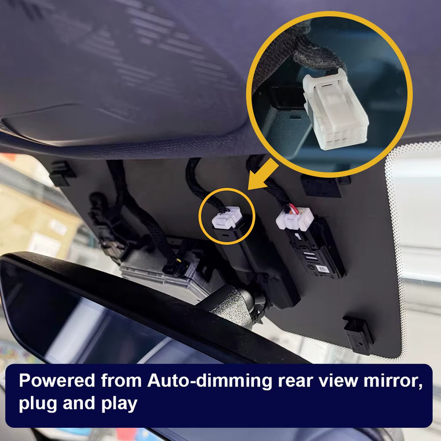 Fitcamx 4K Dashcam für KIA EV5 2025-2026 Rechtslenker mit Nachtsicht und Schleifenaufnahme - Bild 1