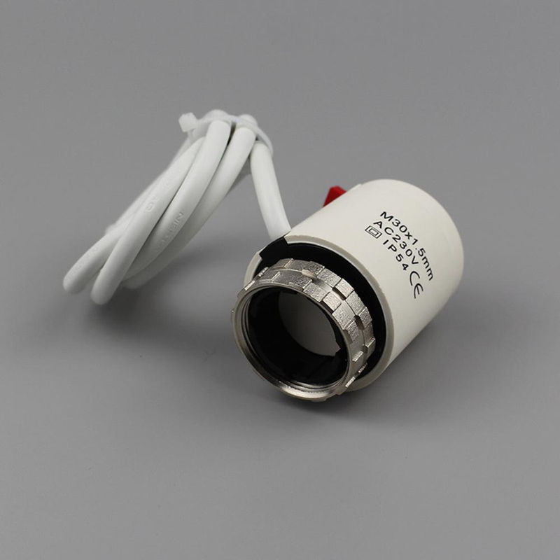 Thermischer Stellantrieb für Fußbodenheizungsthermostat, AC 230 V, normalerweise geschlossen, Gewinde M30 x 1,5, Farbe: Weiß - Bild 2