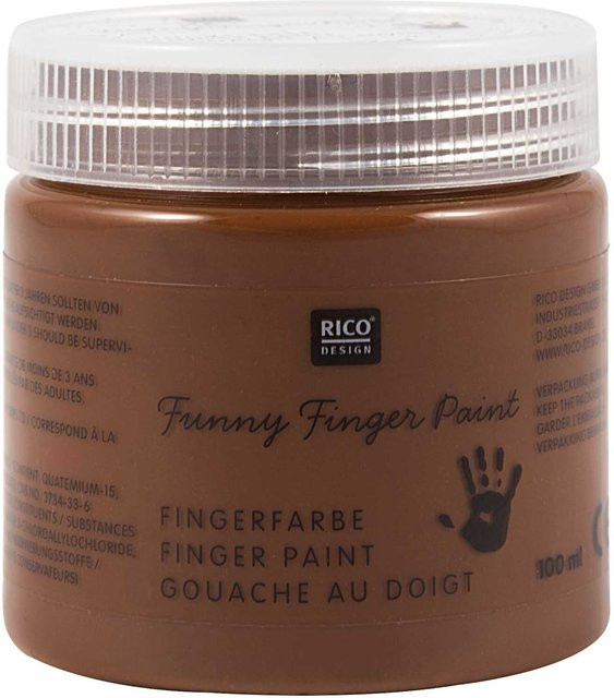 Rico Design Fingerfarbe Braun - Bild 1