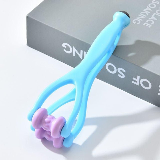Manuelles multifunktionales Finger-Massagegerät zur Linderung von Spannung und Müdigkeit mit Meridian-Akupressur-Funktion in Blau - Bild 1