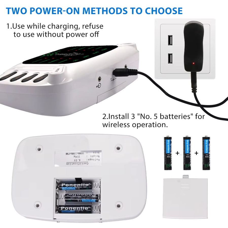 ShaxyMsc EMS Elektro-Stimulator für Physiotherapie und Muskelmassage in Weiß - Bild 3
