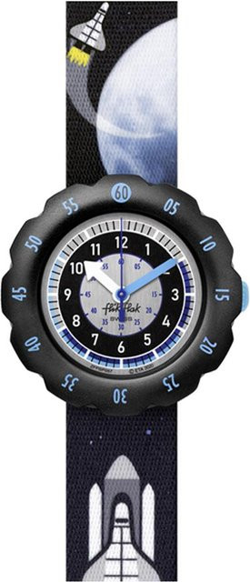 Flik Flak Kinderuhr, Quarz, Kunststoff, Schwarz, Textil/NATO - Bild 1