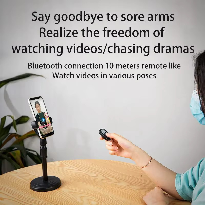 PHONEPACE Bluetooth-Fernbedienung für iPhone, Xiaomi, iOS und Android in Schwarz - Bild 5