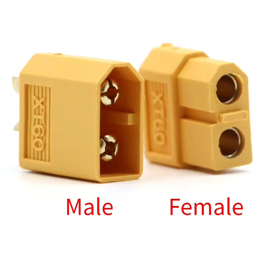 Mitoot 10 Stück XT60 XT30 XT90 Stecker und Buchsen Bullet-Verbinder in Gelb für RC Lipo Akku Drohne Flugzeug Auto Boot - Bild 2