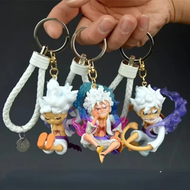 One Piece Schlüsselanhänger Luffy Zoro, PVC-Figur, Zubehör - Bild 2