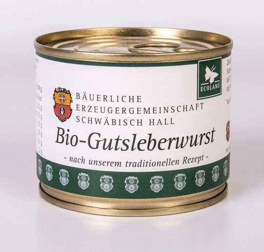 Bäuerliche Erzeugergemeinschaft Schwäbisch Hall Bio-Gutsleberwurst 200 g - Bild 1