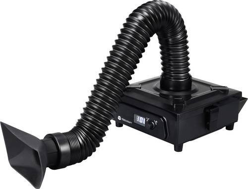 TOOLCRAFT FE-300 Lötrauchabsaugung mit Absaugschlauch, Schwarz, 230 V/AC, 15W, 17.2 m³/h - Bild 1