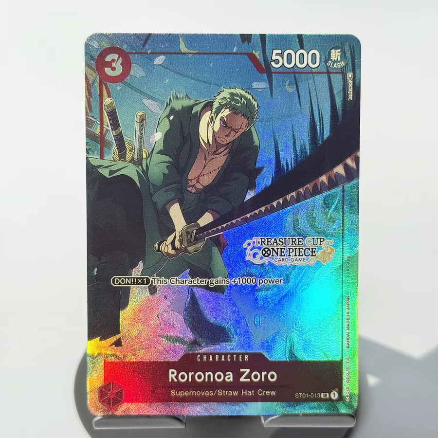 Bandai One Piece Roronoa Zoro Meisterschafts-Schatzbecher, Replika-Karten - Bild 4