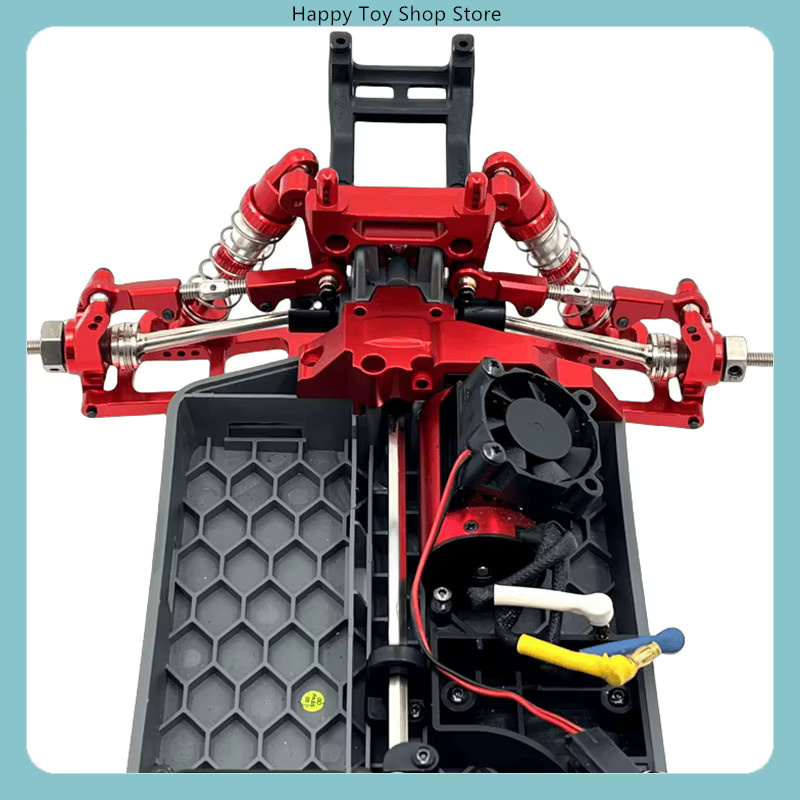 MJX Metall-Upgrade Verbindungsstangen, Rot, 1:14, Zubehör - Bild 2