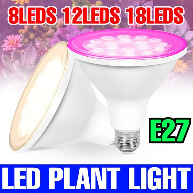 CanLing E27 LED Vollspektrum Pflanzenlampe für Indoor Growbox, Weiß - Bild 1