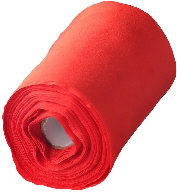 Rotes Satinband für Dekorationen wie Hochzeiten und Weihnachten, Breite: 10,16 cm, Länge: 20,12 m - Bild 1