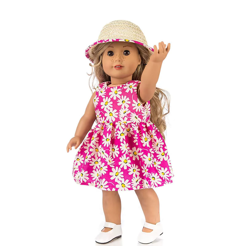 dearbei Puppe Hut Kleid Set, Zubehör, Bunt / Mehrfarbig - Bild 2
