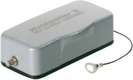 Weidmüller Steckverbindergehäuse HDC 10A DMDL 2BO aus Edelstahl in Silber - Bild 1