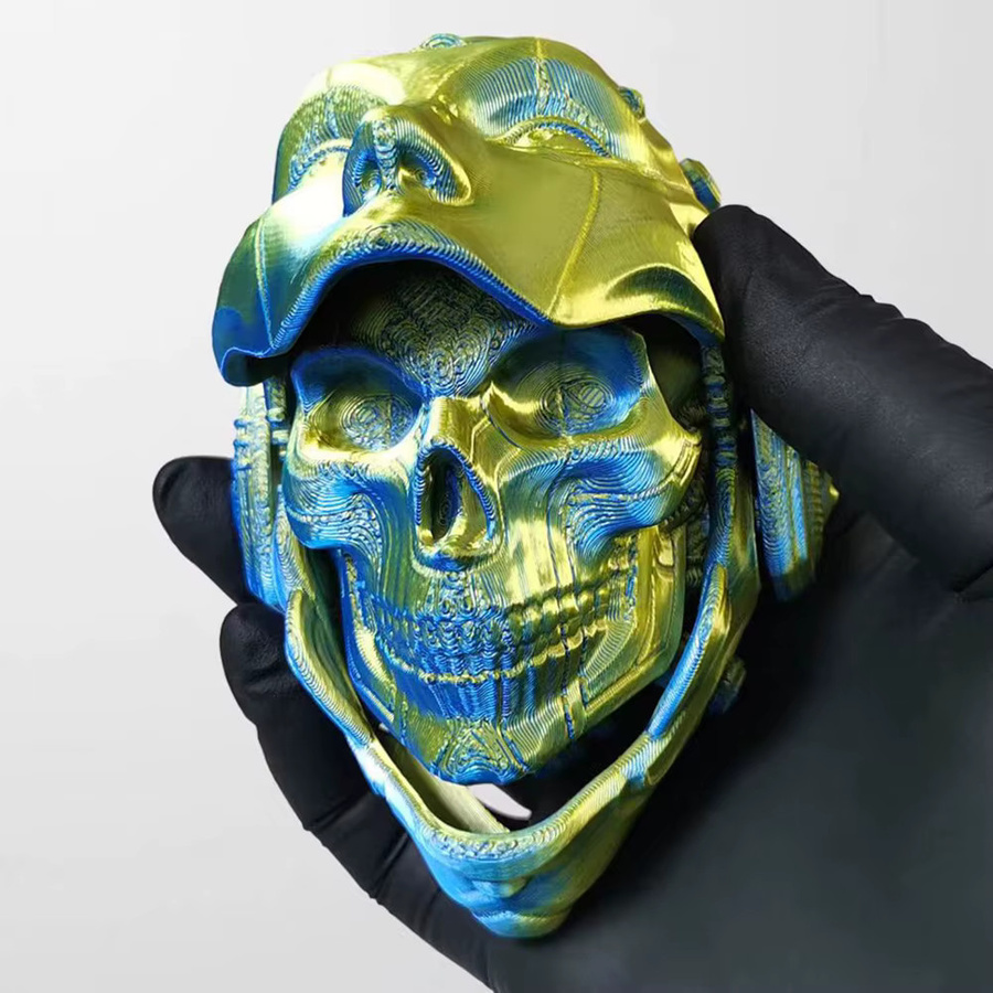 3D Maliang PLA Seidenfilament für FDM 3D-Drucker, 1,75mm, Gold und Blau - Bild 4