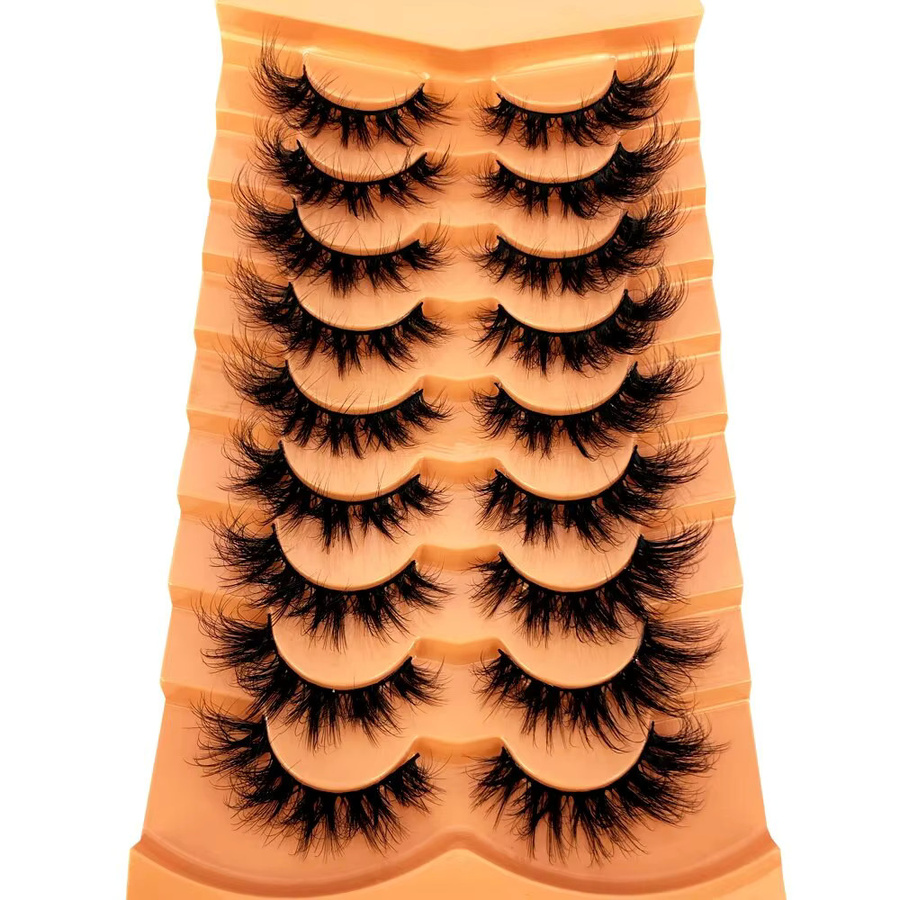 Künstliche Wimpern Katzenaugen-Look, 9 Paar, Black, Unisex - Bild 4
