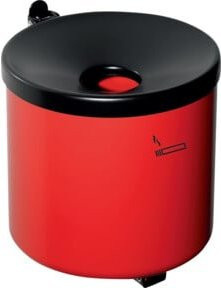 Wandascher TKG in Rot mit Kippvorrichtung, Durchmesser: 15 cm, Höhe: 14,5 cm - Bild 1