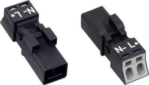 WAGO 890-232 WINSTA MINI Netz-Steckverbinder Stecker gerade, 2-polig, 16A, Weiß - Bild 1