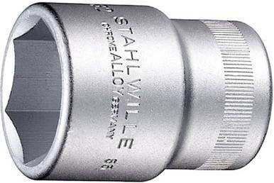 Stahlwille Außen-Sechskant Steckschlüsseleinsatz 19mm 3/4 Zoll Silber - Bild 1