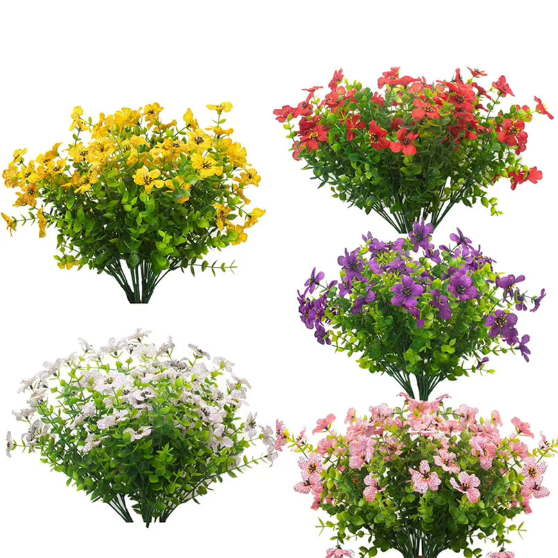 Künstliche Kirschblüten von smr in Orange und Multicolor aus Seide und Kunststoff für deine Dekoration - Bild 1