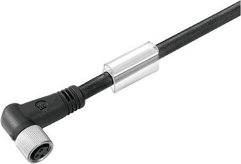 Weidmüller Sensor-Aktor-Steckverbinder 1906631500 konfektionierte Buchse, 4-polig, schwarz - Bild 1