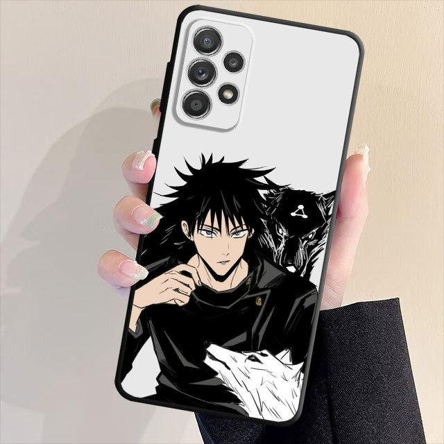 Jujutsu Kaisen Gojo Satoru Wolf Silikon Handyhülle für Samsung Galaxy A53 A32 A71 A31 A51 A23 A33 A52 A13 A21s A72 A22 in Schwarz und Multicolour - Bild 1