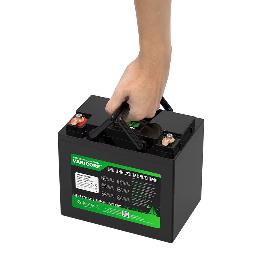 VariCore LiFePO4-Akku 12,8V 40Ah mit A-Klasse-Zellen und integriertem BMS in Schwarz - Bild 6