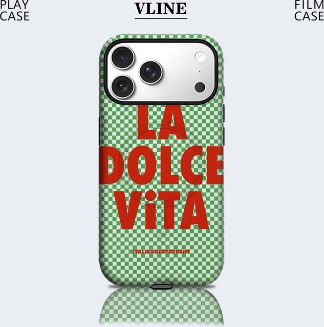 Potdemiel La Dolce Vita Handyhülle für iPhone 17 16 15 14 13 Pro Max Plus mit Magnetfunktion, robuste Einzel- und Doppelschicht-Schutzhülle - Bild 1