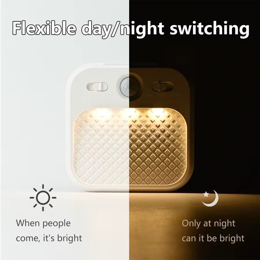AVACOM Wiederaufladbare LED Nachtlichter mit Bewegungsmelder und stufenloser Dimmung für Schlafzimmer, Treppe, Flur und Küche - Bild 3