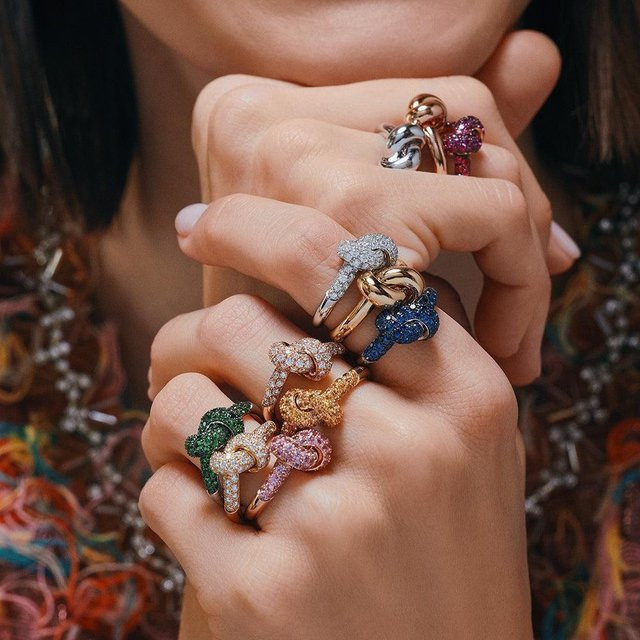 ZAKOL Ring, Edelstahl, bunter Zirkonia, Damen - Bild 1