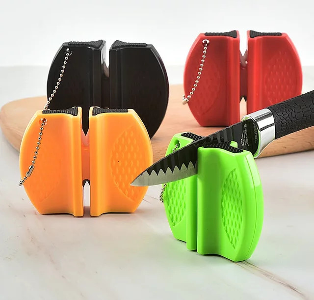 Venlohome Mini Messer Spitzer mit Keramik-Stange und Wolfram-Stahl in Grün - Bild 1