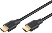 goobay Ultra96 HDMI Kabel in Schwarz und Gold - Bild 1